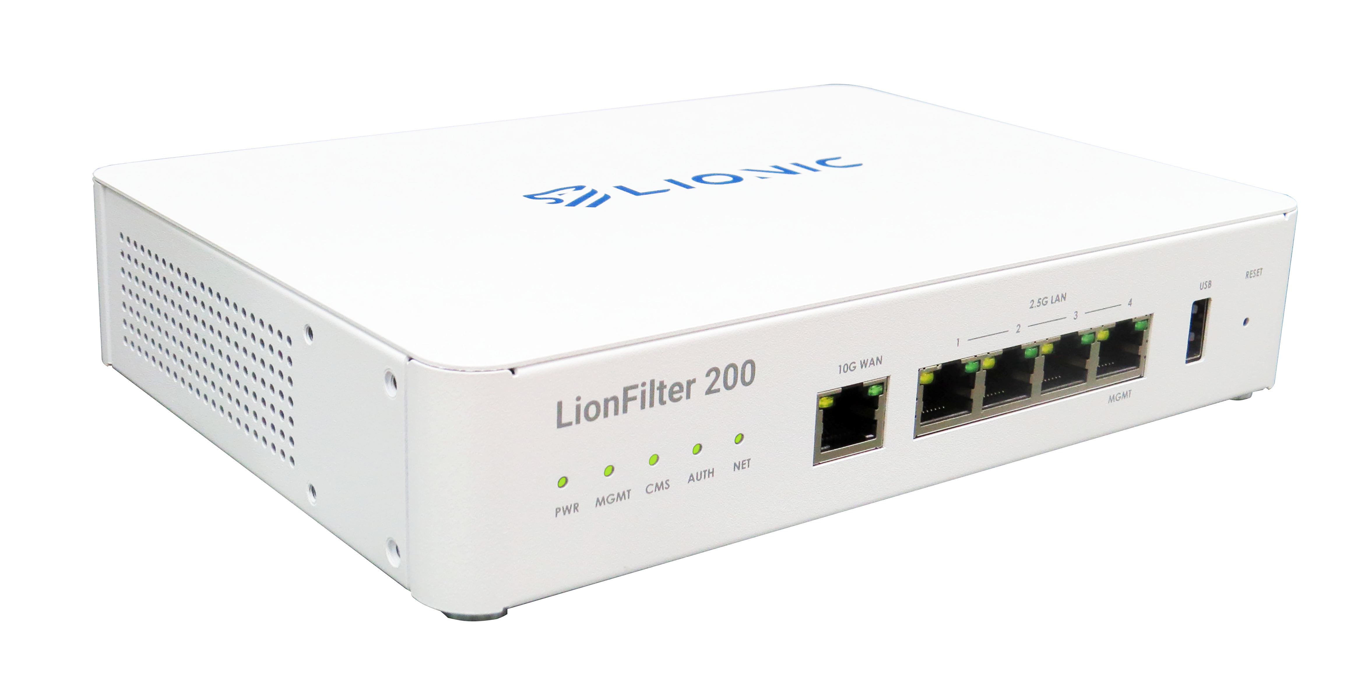LIONIC Lionfilter 200 旗艦 NGFW 10G 企業核心防火牆 — 台灣資安設備